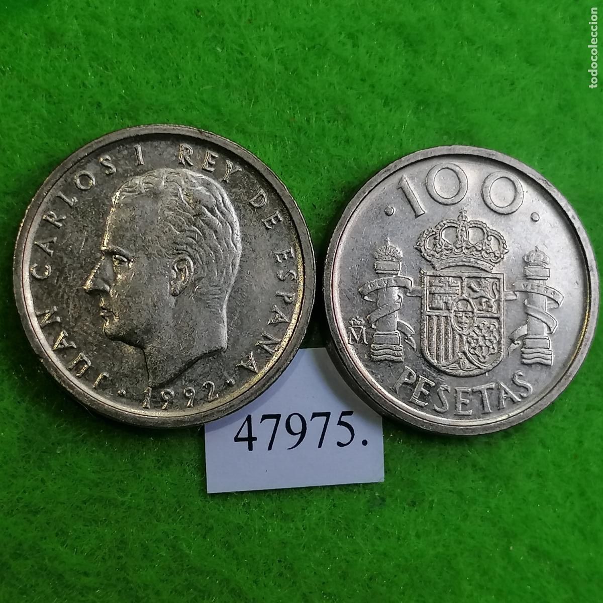 Monedas Juan Carlos I: Espa&ntilde; 100 pesetas 1992, una moneda, Juan Carlos I, 47975 6