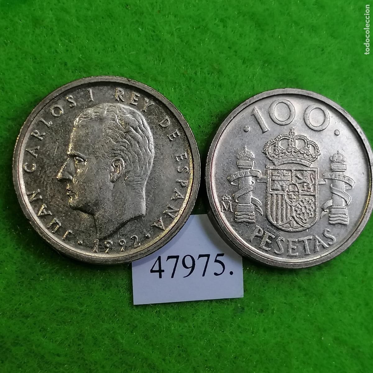 Monedas Juan Carlos I: Espa&ntilde; 100 pesetas 1992, una moneda, Juan Carlos I, 47975 4