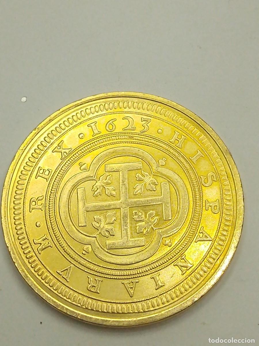 Monedas Juan Carlos I: Centen segoviano 100 escudos acu&ntilde;ado y reproducido por la Real casa de la moneda
