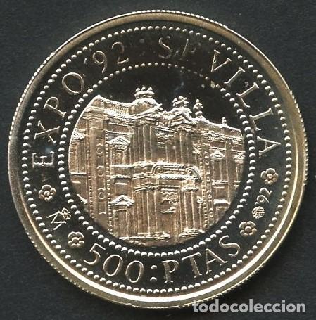 M&uuml;nzen unter Juan Carlos I: MONEDA DE PLATA, MONEDAS QUINTO CENTENARIO, VALOR: 500 PESETAS, 1992, FDC MATE