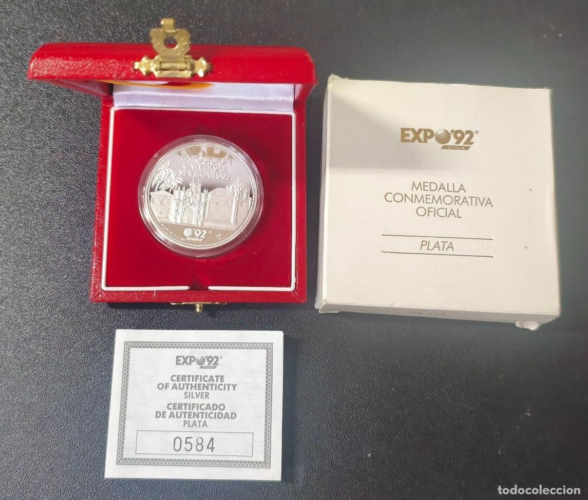 Monedas Juan Carlos I: Espa&ntilde;a Medalla Conmemorativa Exposici&oacute;n Universal Sevilla 1992 (PROOF)