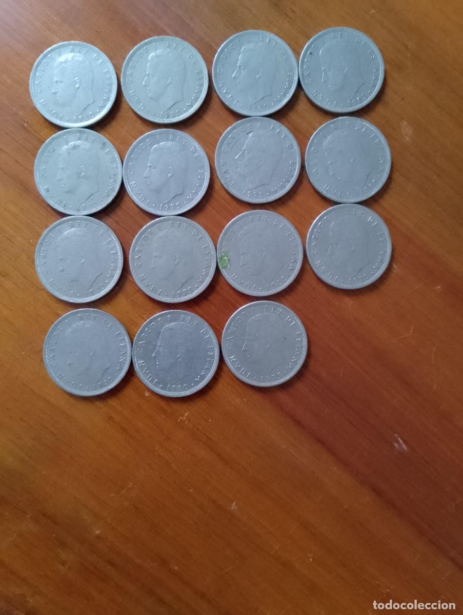 Monedas Juan Carlos I: 15 MONEDAS DE 5 PESETAS JUAN CARLOS, DUROS