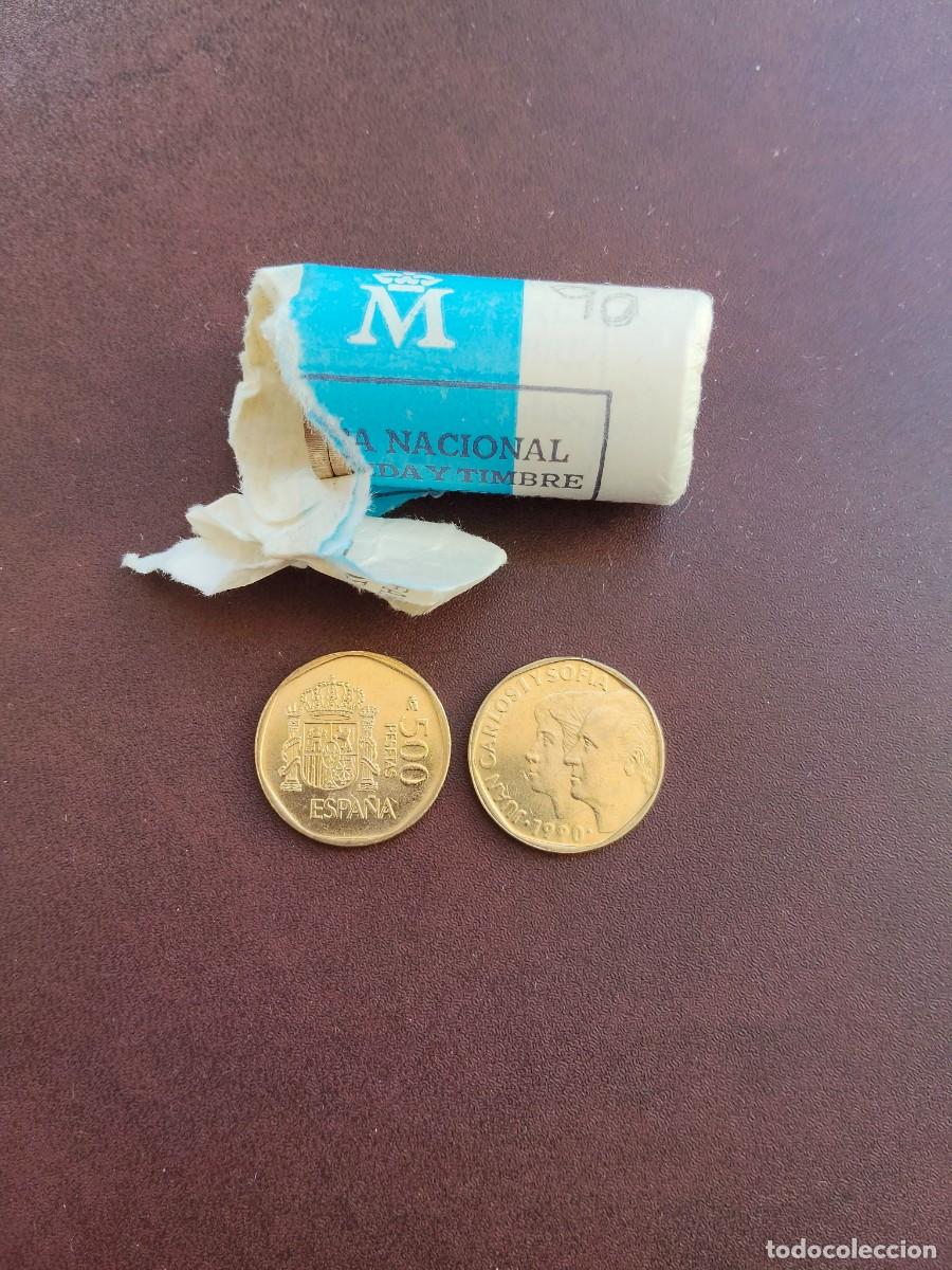 M&uuml;nzen unter Juan Carlos I: MONEDA DE 500 PESETAS DE JUAN CARLOS I.DEL A&Ntilde;O 1990.S/C.SACADA DE CARTUCHO!!
