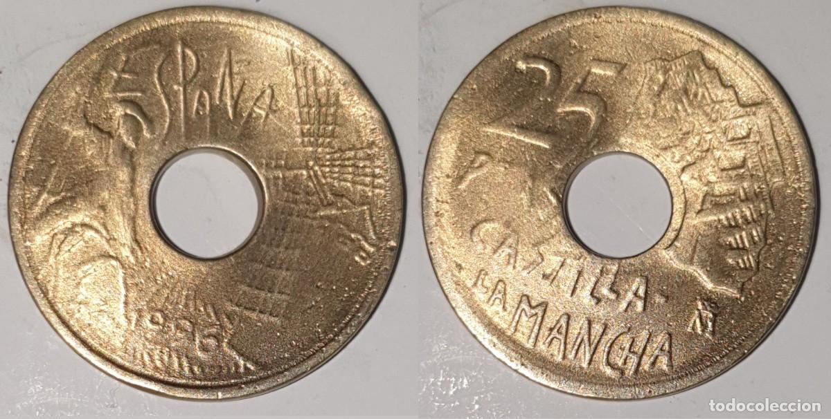 Coins Juan Carlos I: Espa&ntilde;a 25 Pesetas 1996 Castilla-La Mancha - Serie Comunidades Aut&oacute;nomas - SC-/EBC