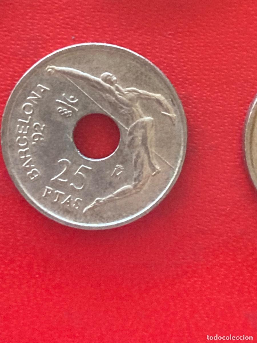 Monedas Juan Carlos I: M&uuml;nze M&uuml;nzen Umlaufm&uuml;nze Spanien 25 Pesetas 1991 Juan Carlos