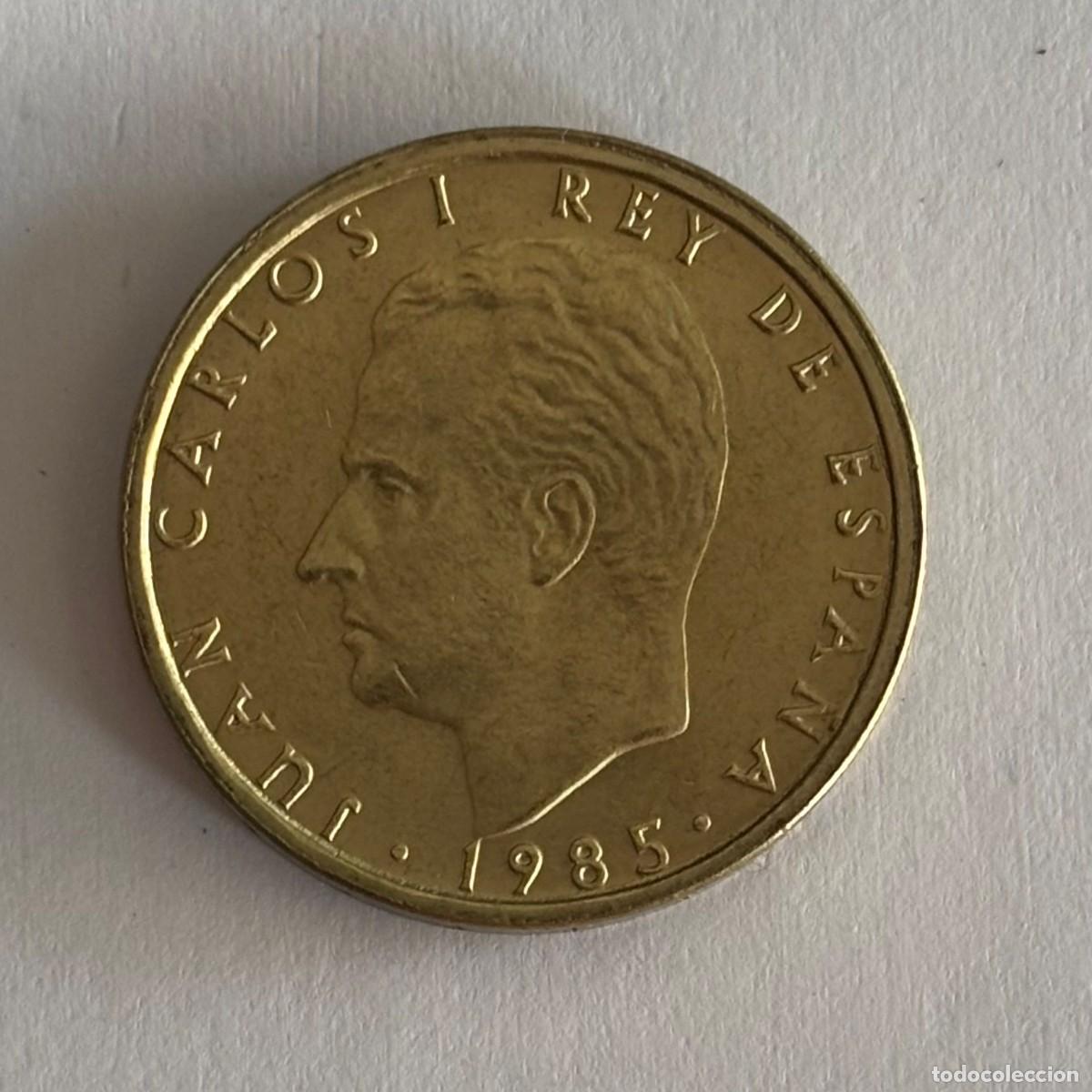 Moedas Juan Carlos I: MONEDA DE 100 PESETAS JUAN CARLOS I 1985 SC FLOR LIS ANVERSO