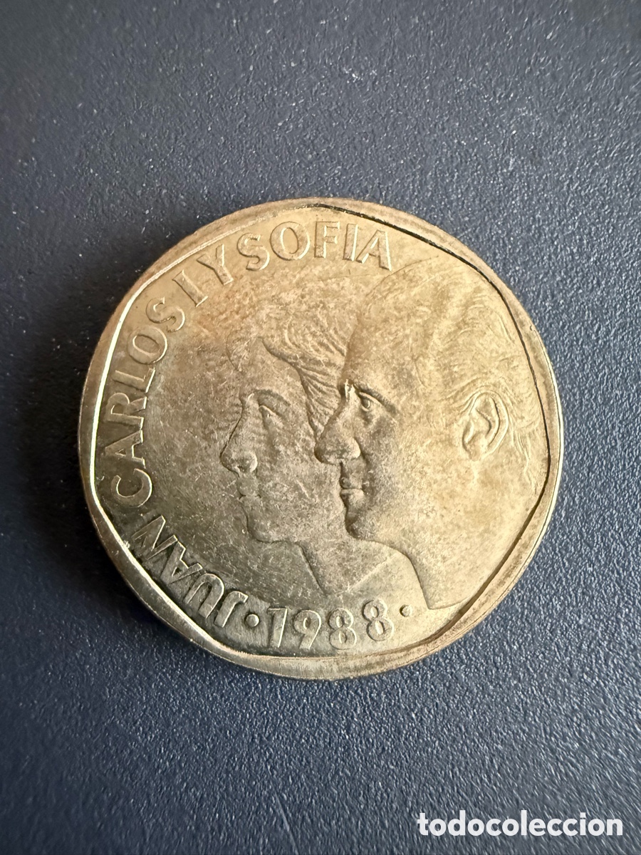 Monedas Juan Carlos I: 500 PESETAS. JUAN CARLOS I. 1988 SC