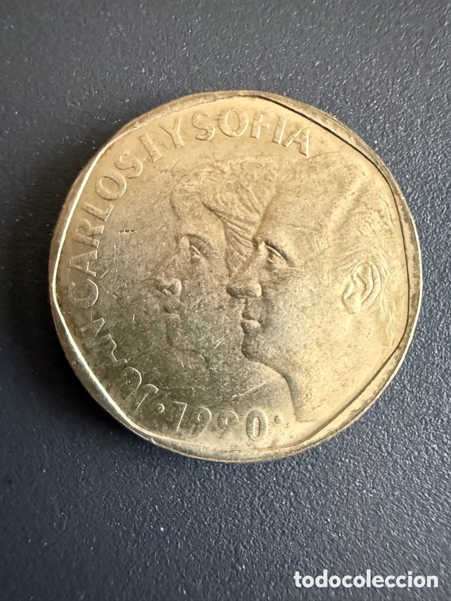 Monedas Juan Carlos I: 500 PESETAS. JUAN CARLOS I. 1990 SC