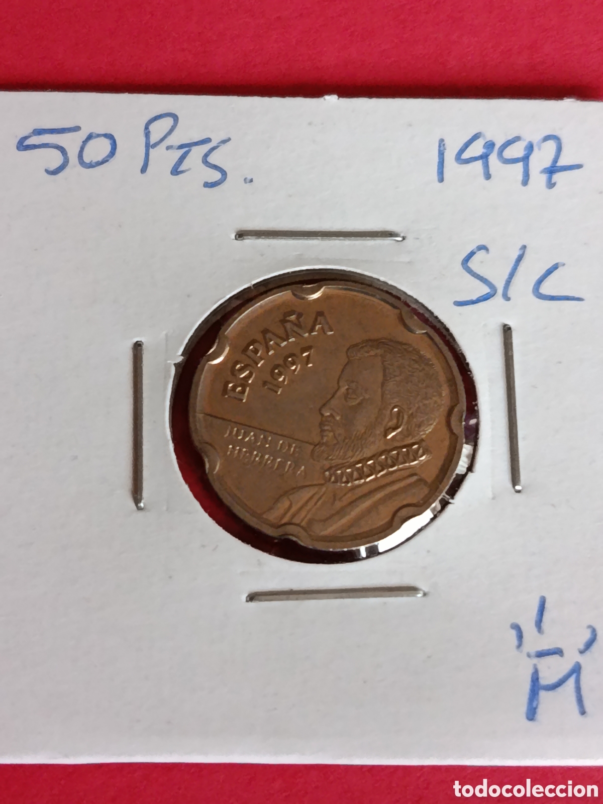 Moedas Juan Carlos I: JUAN CARLOS I. 50 PESETAS DE 1997. SC.