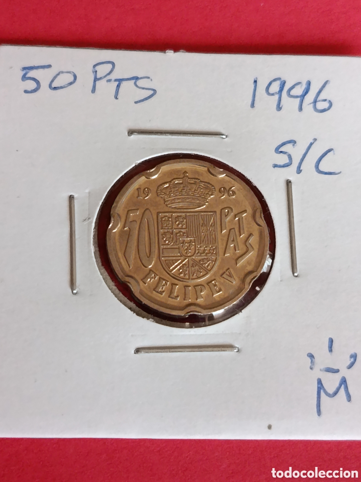 Moedas Juan Carlos I: JUAN CARLOS I. 50 PESETAS DE 1996. SC.