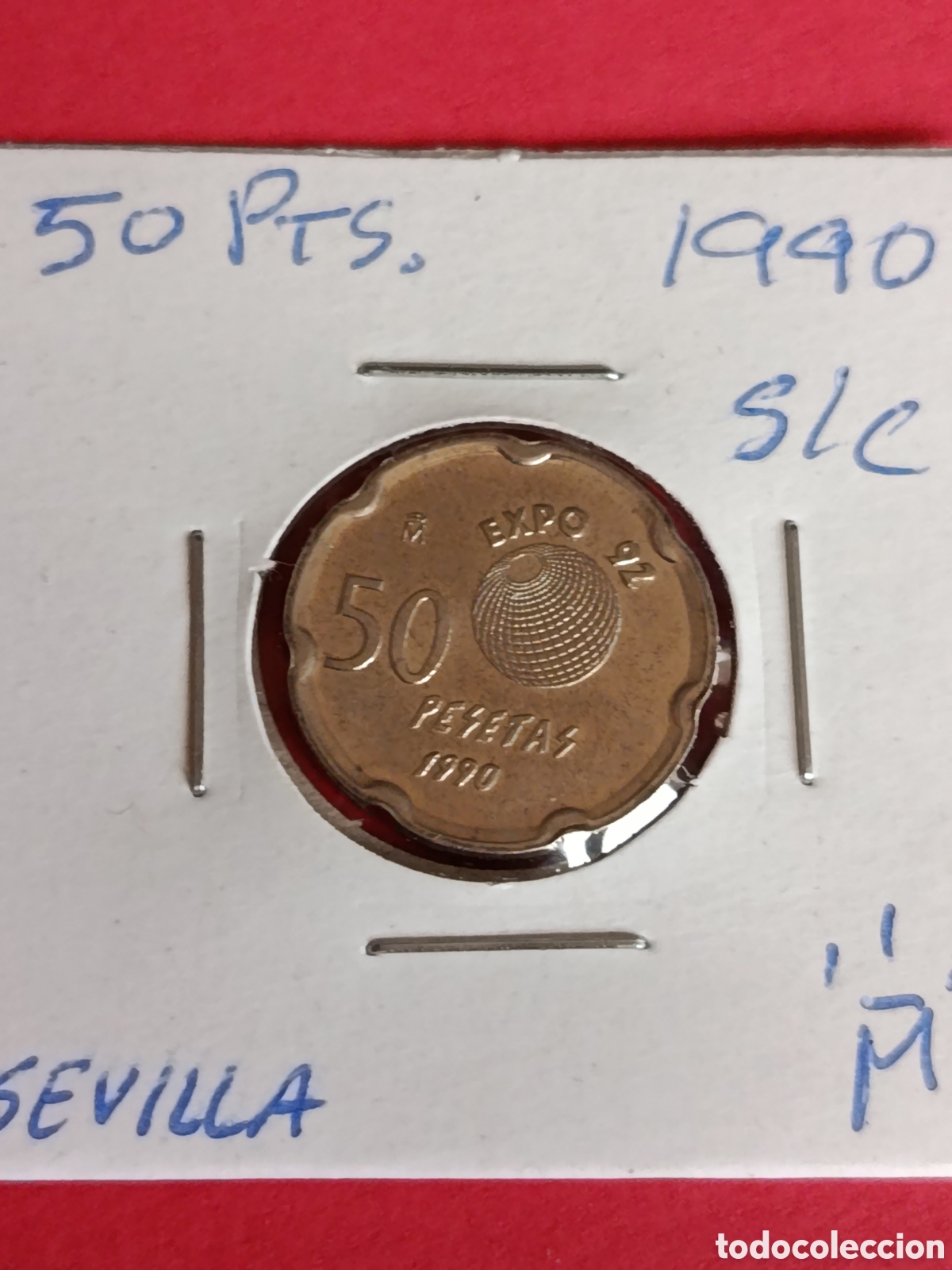 Moedas Juan Carlos I: JUAN CARLOS I. 50 PESETAS DE 1990. SC.
