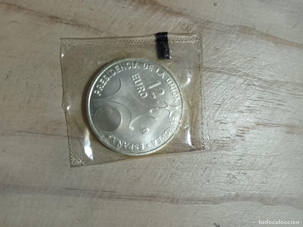 Monedas Juan Carlos I: Moneda de plata de 12 euros - Presidencia de la UE Espa&ntilde;a
