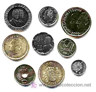 Monedas Juan Carlos I: COLECCION PESETAS A&Ntilde;O 2000 M COMPLETA SIN CIRCULAR. RB