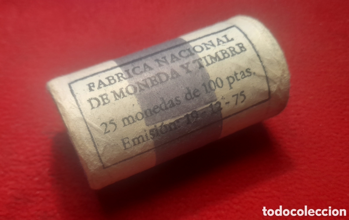 M&uuml;nzen unter Juan Carlos I: Cartucho 100 pesetas 1975 FNMT