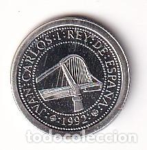 M&uuml;nzen unter Juan Carlos I: MONEDA DE PLATA DE ESPA&Ntilde;A DE 100 PESETAS DEL A&Ntilde;O 1992 EXPO 92 SEVILLA