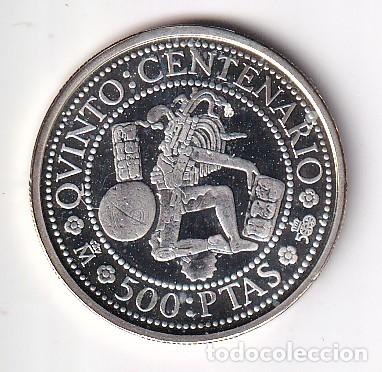Monedas Juan Carlos I: MONEDA DE PLATA DE ESPA&Ntilde;A DE 500 PESETAS DEL A&Ntilde;O 1989 QUINTO CENTENARIO