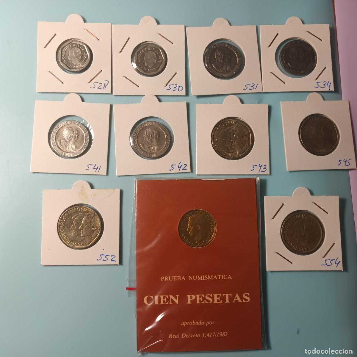 Monedas Juan Carlos I: Monedas Juan Carlos I S/C Pts . Lote M-18