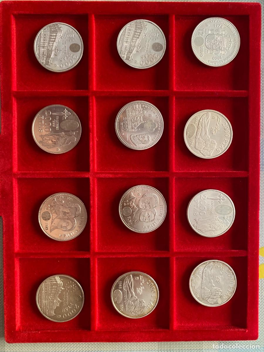 Monedas Juan Carlos I: Lote monedas plata espa&ntilde;olas