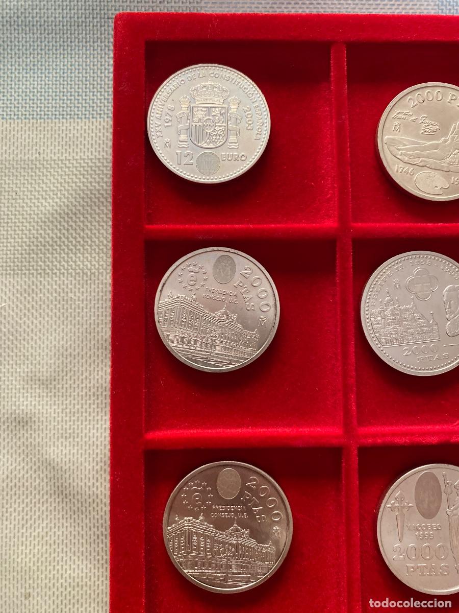 Monedas Juan Carlos I: Lote 12 monedas plata espa&ntilde;olas - Foto 2