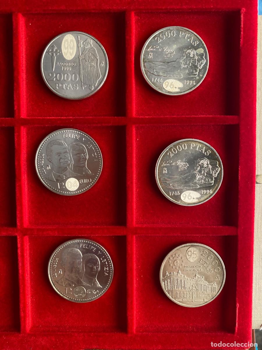 Monedas Juan Carlos I: Lote 12 monedas plata espa&ntilde;olas - Foto 4
