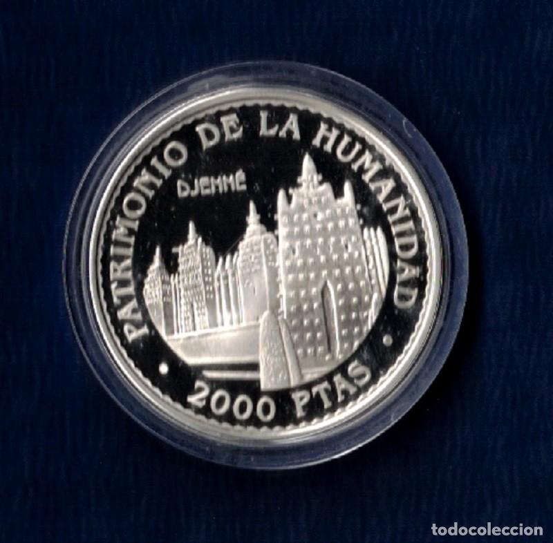 Monedas Juan Carlos I: ESPA&Ntilde;A. A&Ntilde;O 1996 2000 PTAS PLATA ( 925 ) DJENNE