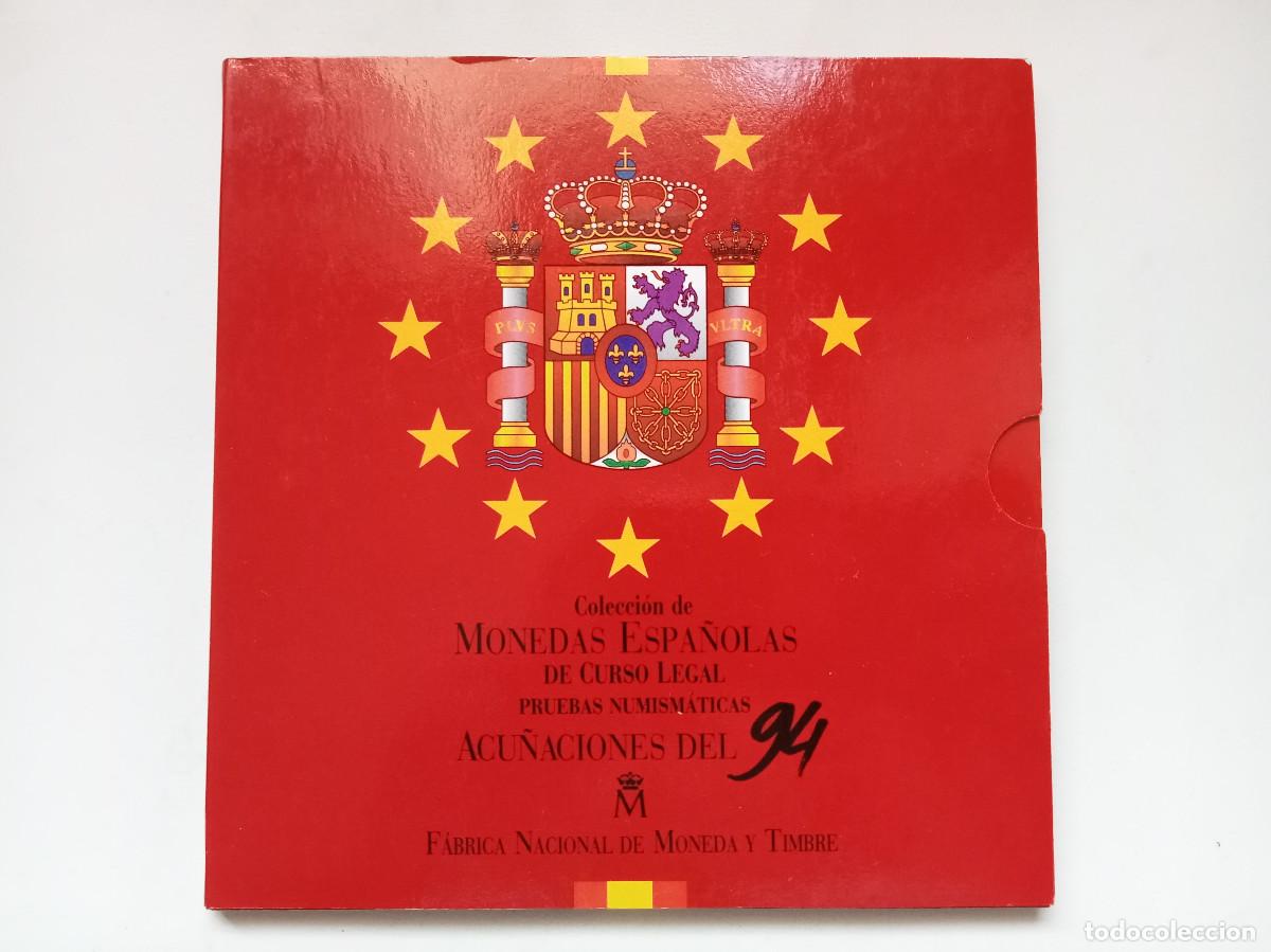 Monedas Juan Carlos I: JUAN CARLOS I ESTUCHE SET MONEDAS ESPA&Ntilde;OLAS FNMT 1994 8 VALORES SC