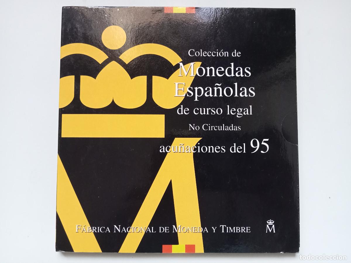 Monedas Juan Carlos I: JUAN CARLOS I ESTUCHE SET MONEDAS ESPA&Ntilde;OLAS FNMT 1995 8 VALORES SC