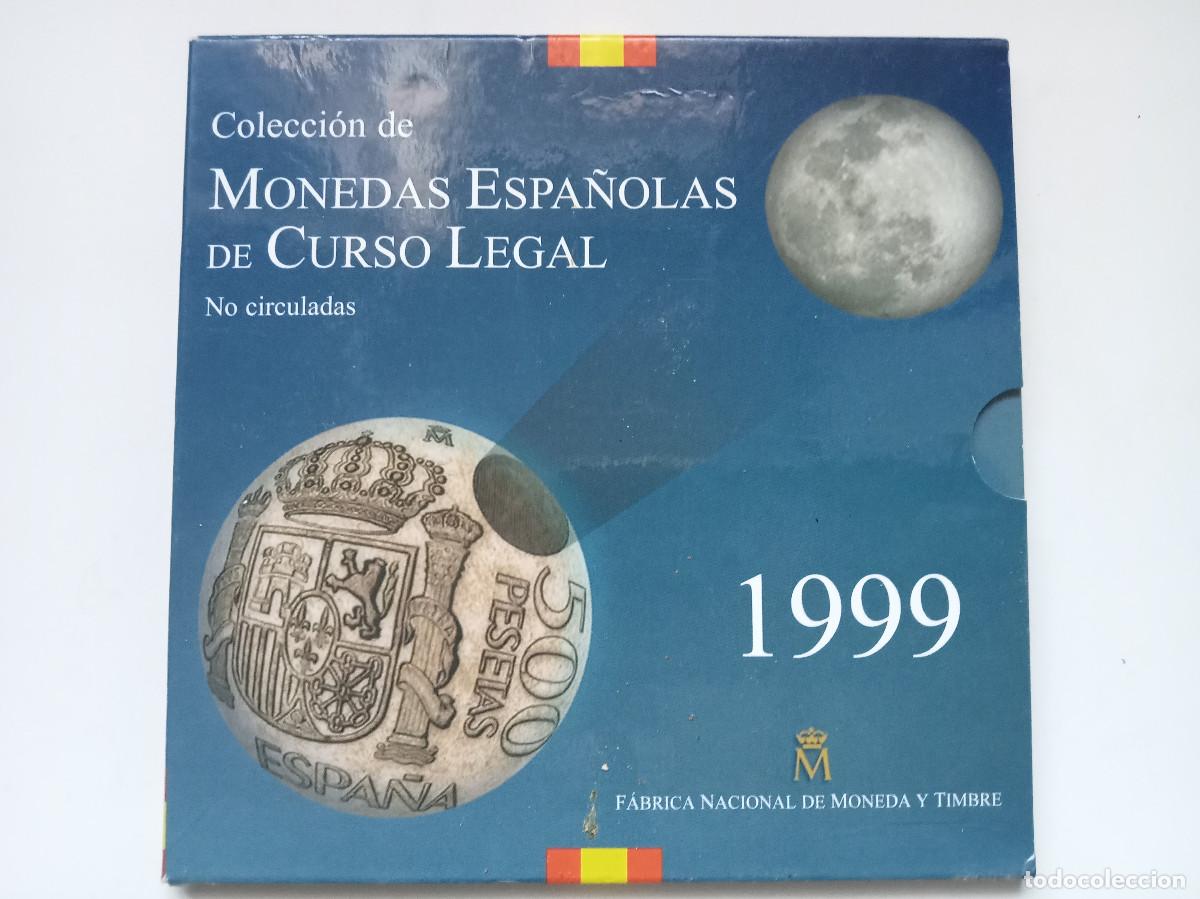 Monedas Juan Carlos I: JUAN CARLOS I ESTUCHE SET MONEDAS ESPA&Ntilde;OLAS FNMT 1999 8 VALORES SC