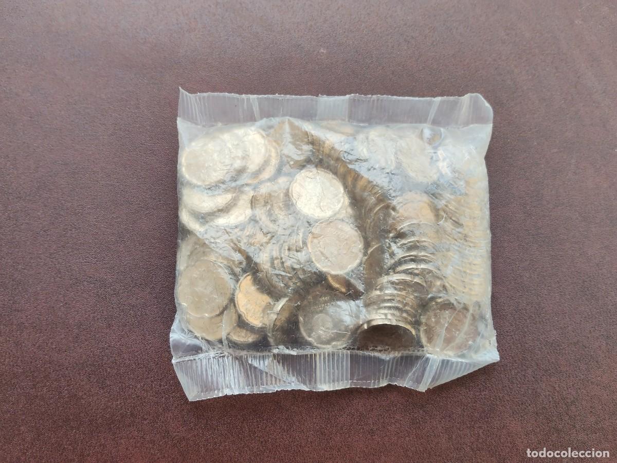 Monedas Juan Carlos I: BOLSA CON 100 MONEDAS DE 50 PESETAS A&Ntilde;O 1990(CARTUJA) SIN CIRCULAR,ORIGINAL DE LA F.N.M.T