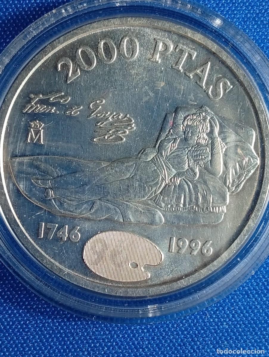 Monedas Juan Carlos I: Moneda de plata de 2000 ptas a&ntilde;o: 1996