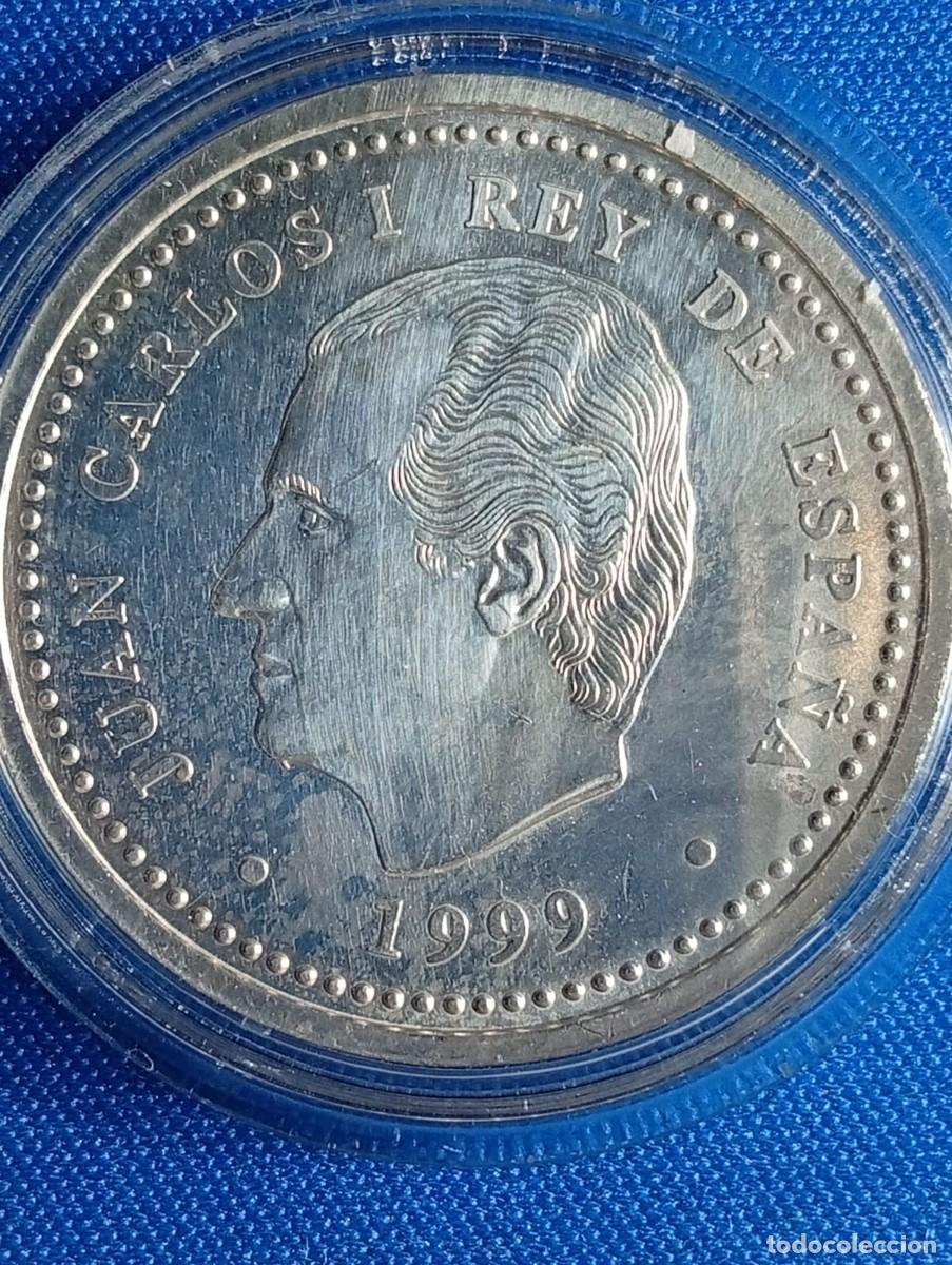 Monedas Juan Carlos I: Moneda de plata 2000 ptas a&ntilde;o: 1999 - Foto 2