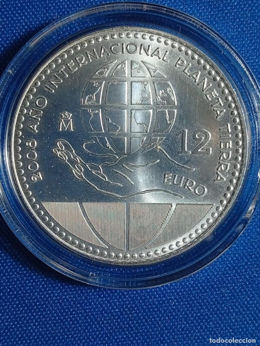 Monedas Juan Carlos I: Moneda de plata 12 &euro; 2008