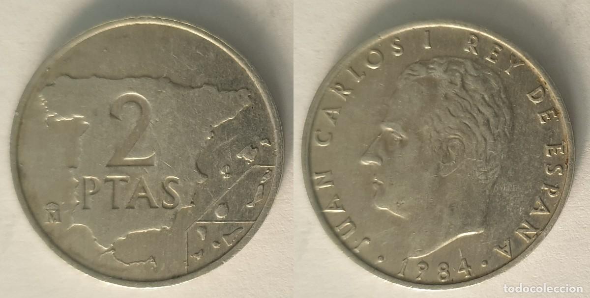 Monedas Juan Carlos I: Espa&ntilde;a &ndash; 2 Pesetas 1984 &ndash; Rey Juan Carlos I &ndash; KM#822