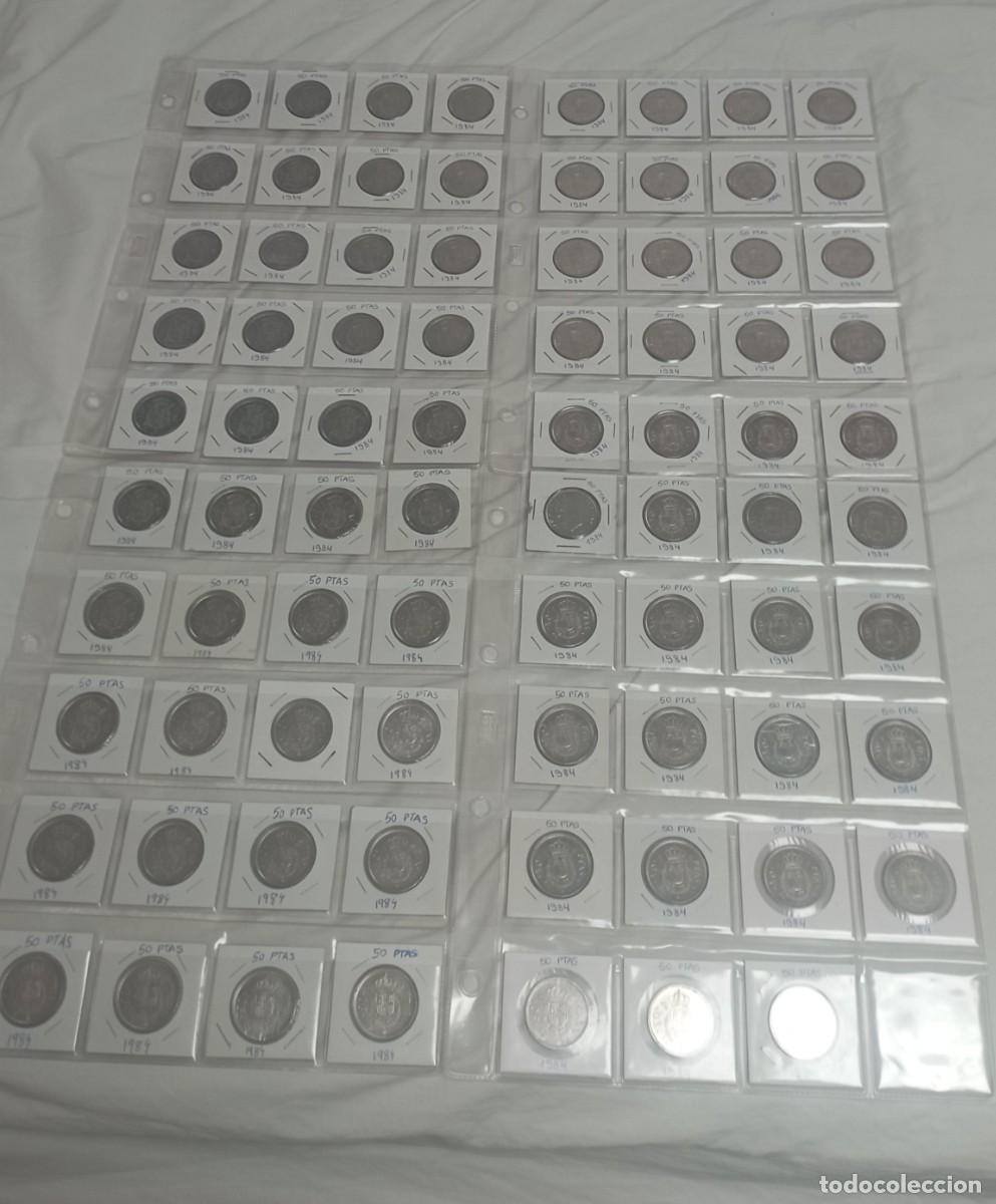Monedas Juan Carlos I: Lote 79 monedas 50 Ptas 1984 + 3 monedas 12&euro;