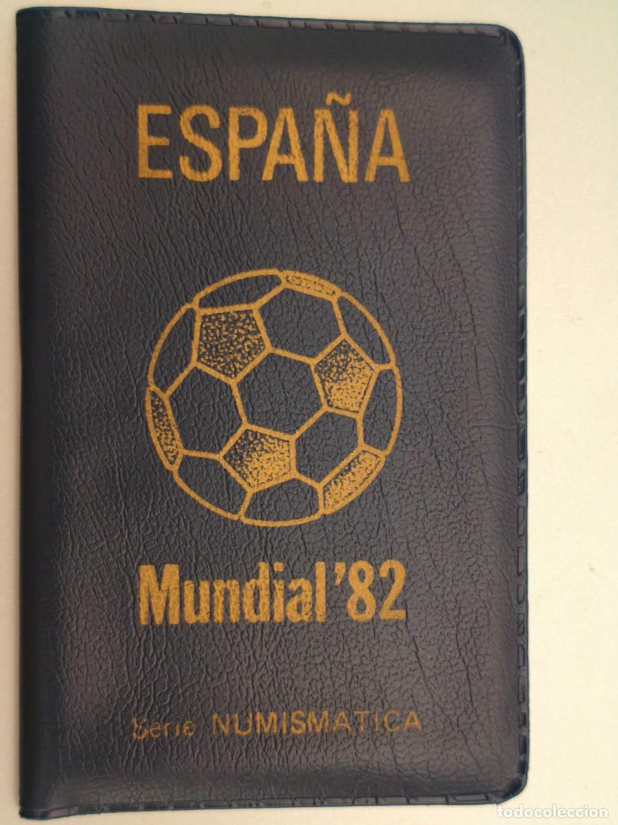 Monedas Juan Carlos I: Cartera, serie numism&aacute;tica, Mundial 82. Espa&ntilde;a.