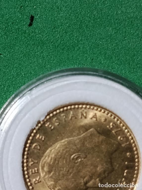 Monedas Juan Carlos I: Moneda 1 Pta. con error Chileno, Moneda 1 Peseta 1975 estrella 78 ( S C )