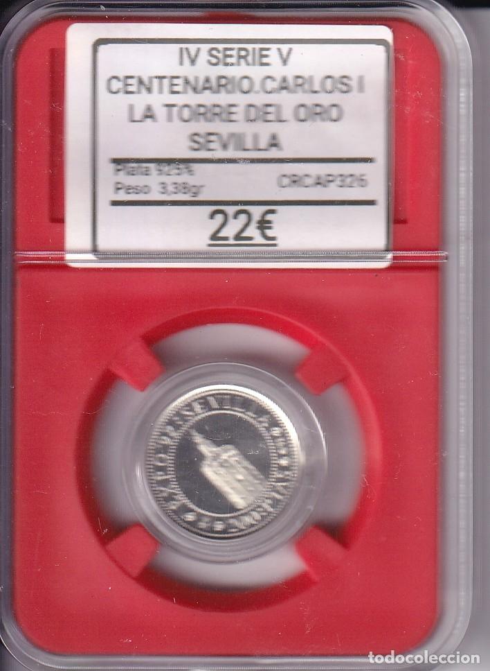 Monedas Juan Carlos I: CRCAP326 MONEDA IV SERIE V CENTENARIO CARLOS I TORRE DEL ORO SEVILLA 200 PESETAS 1992