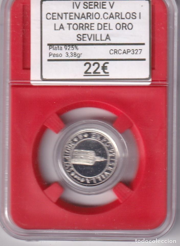 Monedas Juan Carlos I: CRCAP327 MONEDA IV SERIE V CENTENARIO CARLOS I TORRE DEL ORO SEVILLA 200 PESETAS 1992