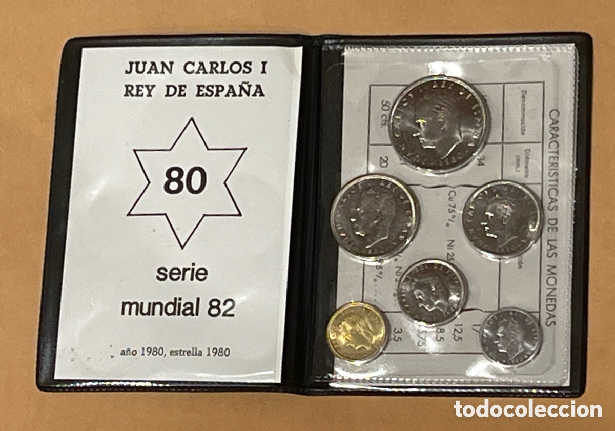 Monedas Juan Carlos I: CARTERA COMPLETA, SERIE ESPA&Ntilde;A 82 - ESTRELLA 80