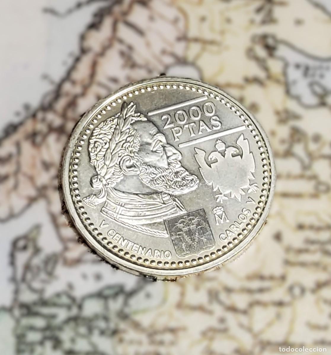 Monedas Juan Carlos I: 2000 PESETAS DE PLATA DE ESPA&Ntilde;A DEL A&Ntilde;O 2000. BRILLANT UNCIRCULATED