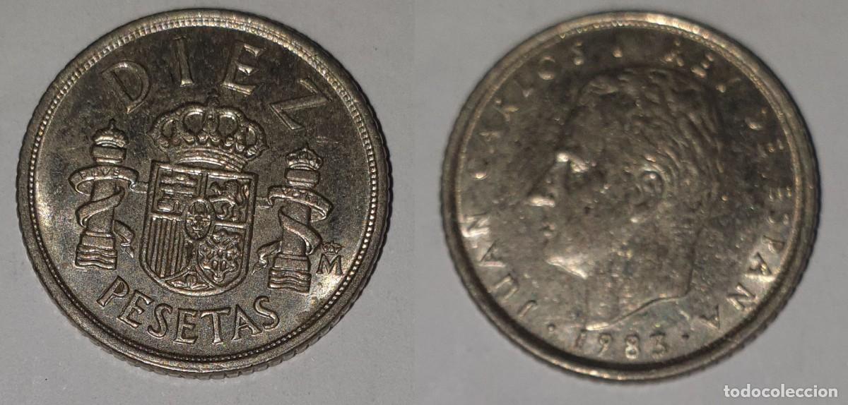 Monedas Juan Carlos I: Espa&ntilde;a 10 Pesetas 1983 &ndash; Juan Carlos I &ndash; KM#827