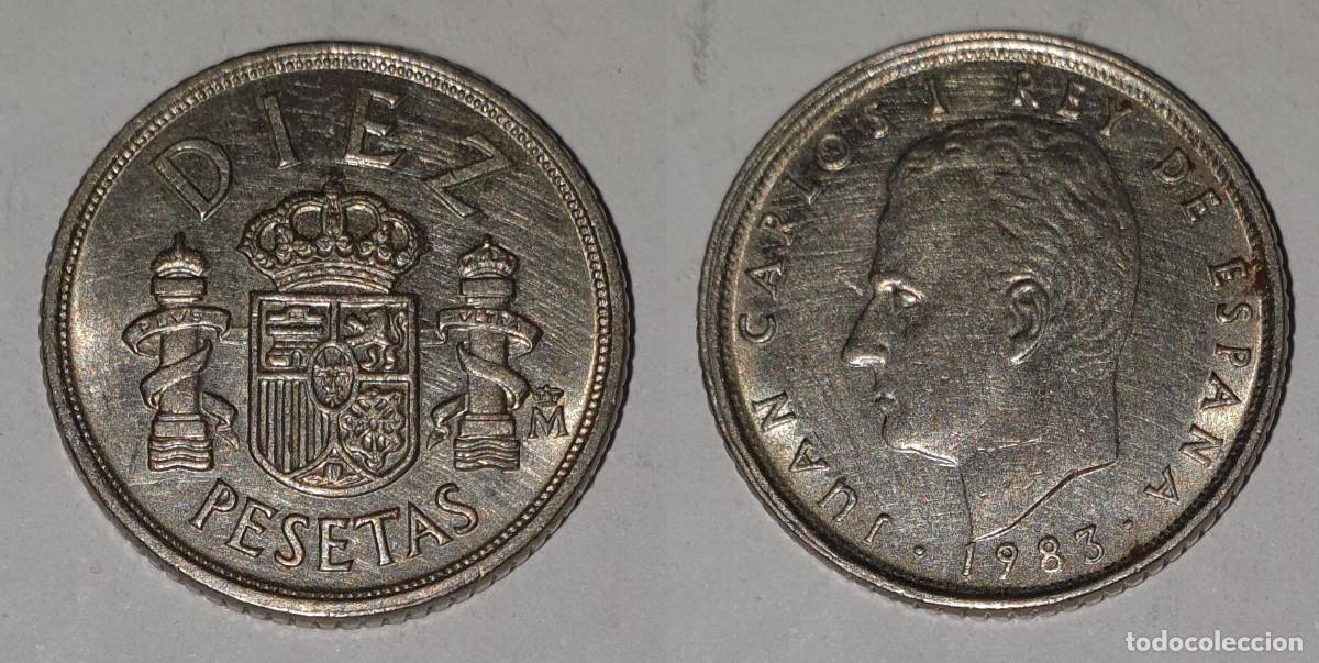 Monedas Juan Carlos I: Espa&ntilde;a 10 Pesetas 1983 &ndash; Juan Carlos I &ndash; KM#827