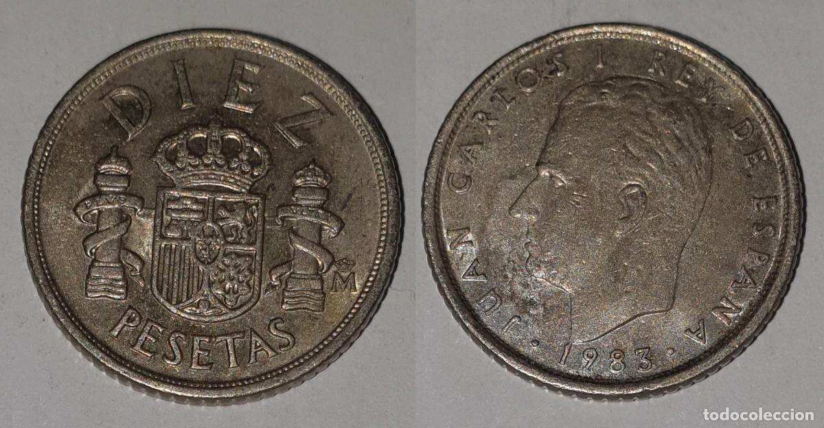 Monedas Juan Carlos I: Espa&ntilde;a 10 Pesetas 1983 &ndash; Juan Carlos I &ndash; KM#827