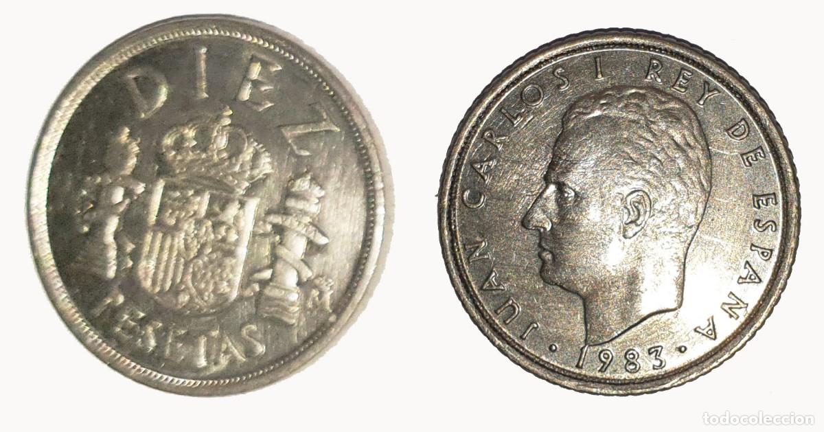 Monedas Juan Carlos I: Espa&ntilde;a 10 Pesetas 1983 &ndash; Juan Carlos I &ndash; KM#827