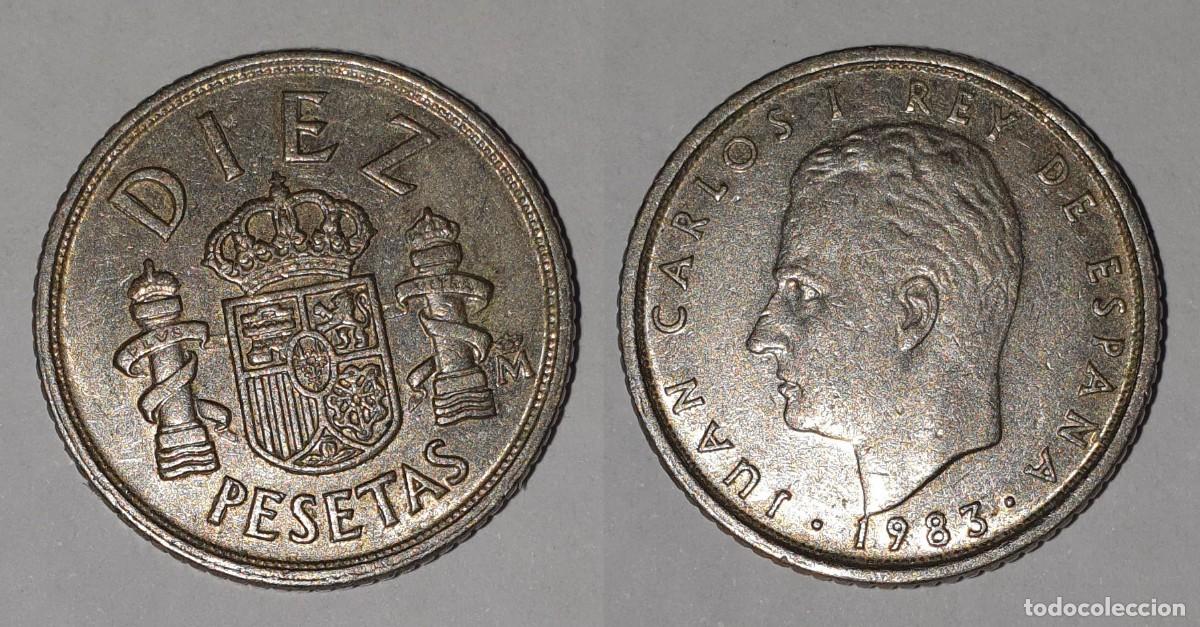 Monedas Juan Carlos I: Espa&ntilde;a 10 Pesetas 1983 &ndash; Juan Carlos I &ndash; KM#827