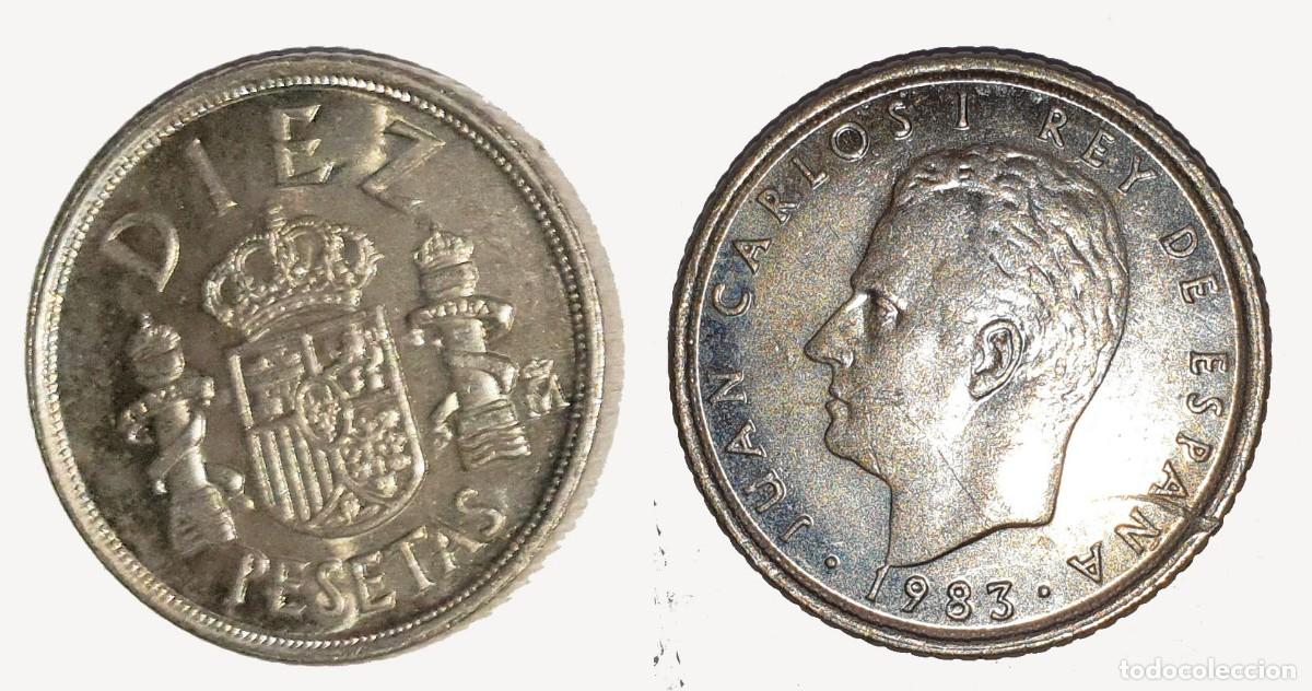 Monedas Juan Carlos I: Espa&ntilde;a 10 Pesetas 1983 &ndash; Juan Carlos I &ndash; KM#827