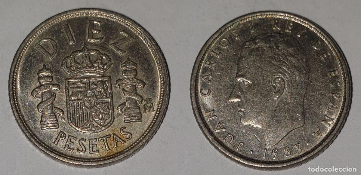 Monedas Juan Carlos I: Espa&ntilde;a 10 Pesetas 1983 &ndash; Juan Carlos I &ndash; KM#827