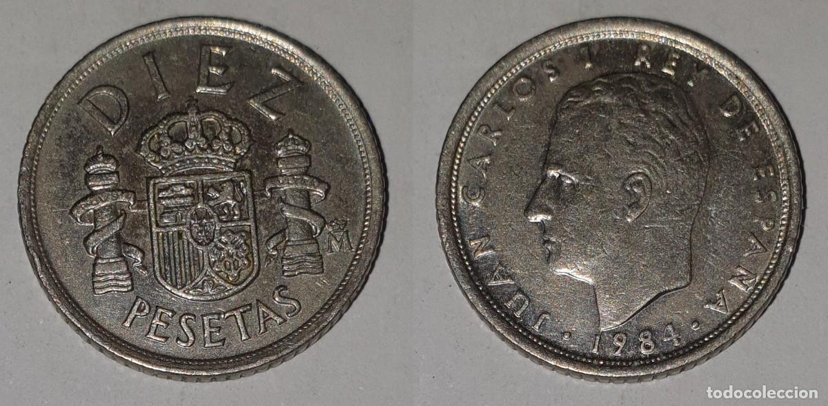 Monedas Juan Carlos I: Espa&ntilde;a 10 Pesetas 1984 &ndash; Juan Carlos I &ndash; KM#827