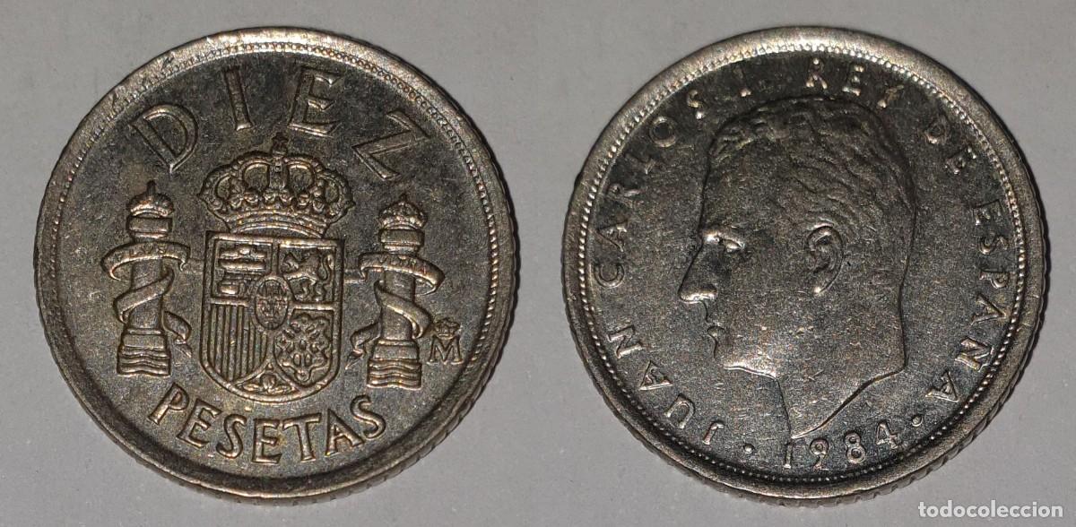 Monedas Juan Carlos I: Espa&ntilde;a 10 Pesetas 1984 &ndash; Juan Carlos I &ndash; KM#827
