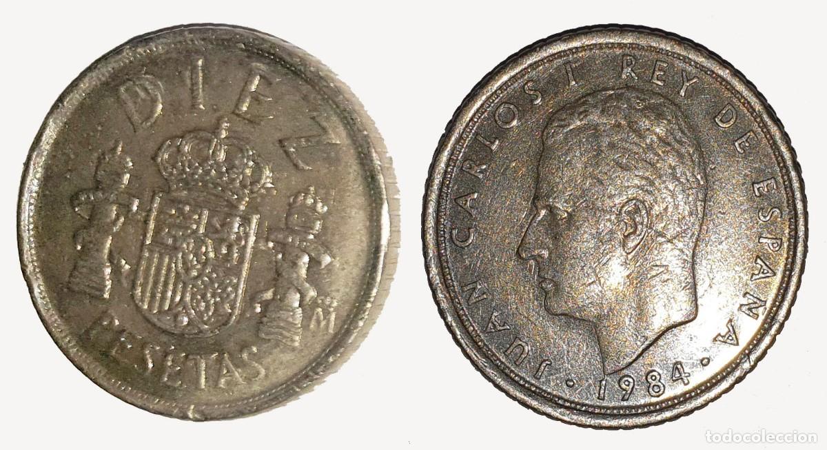 Monedas Juan Carlos I: Espa&ntilde;a 10 Pesetas 1984 &ndash; Juan Carlos I &ndash; KM#827